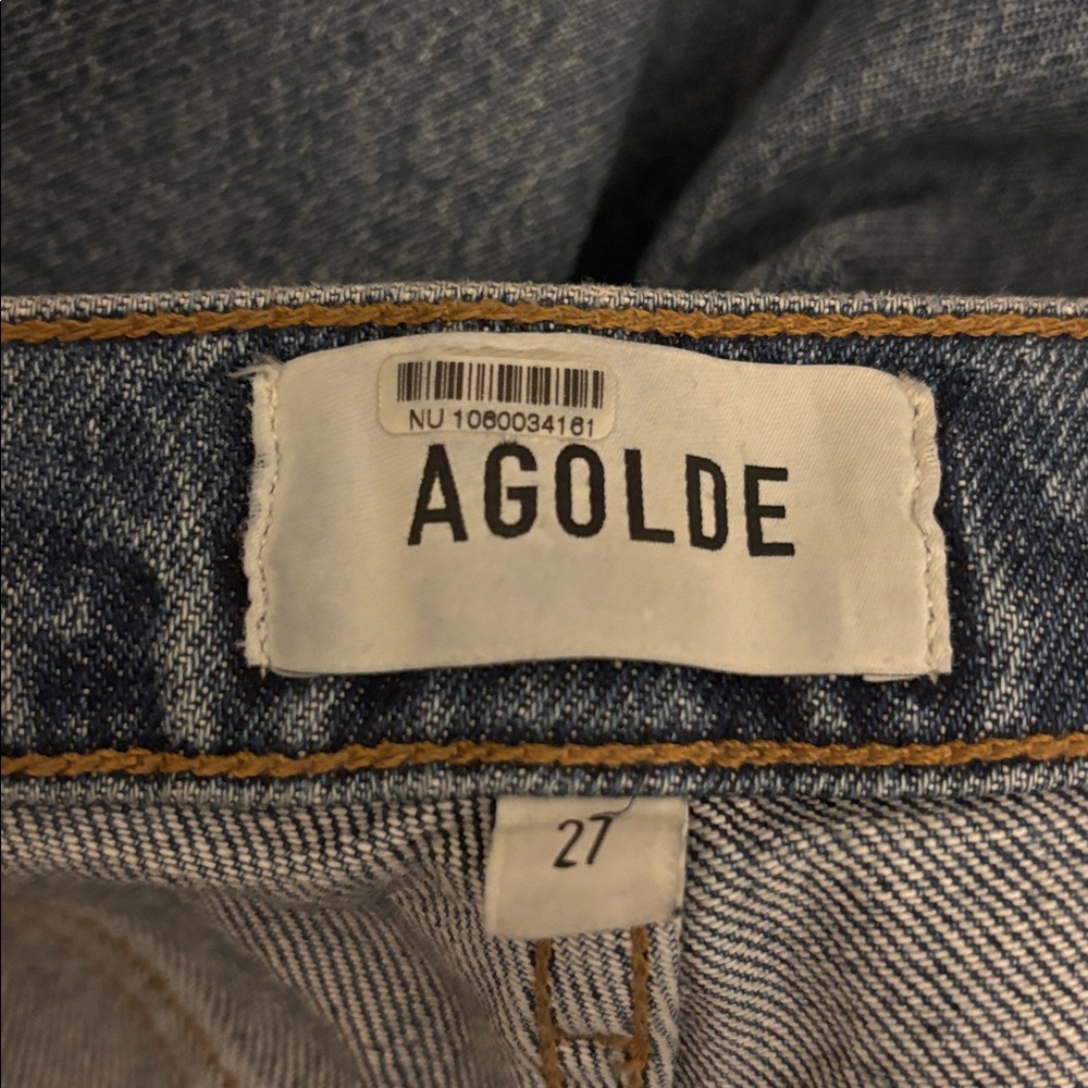 Agolde Wide Leg Harper High Rise Blue Jeans | Size 27 - Picture 7 of 8